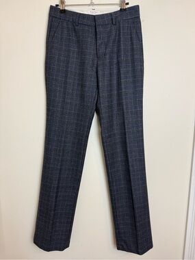 Part Two Flea PA Plaid Wool Blend Trouser Size EU 32
